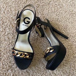 G by guess black heels